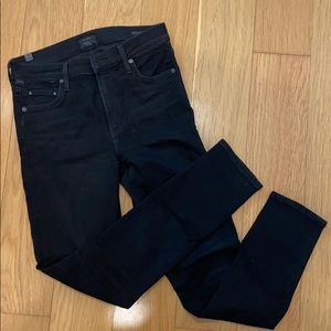 Citizens of Humanity black skinny jeans